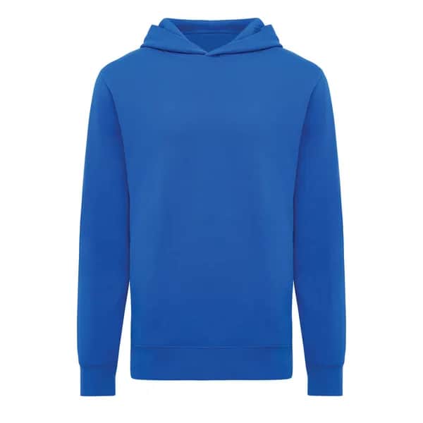 IQONIQ Yengo Hoodie mit Seitentaschen aus rec. Baumwolle - Königsblau