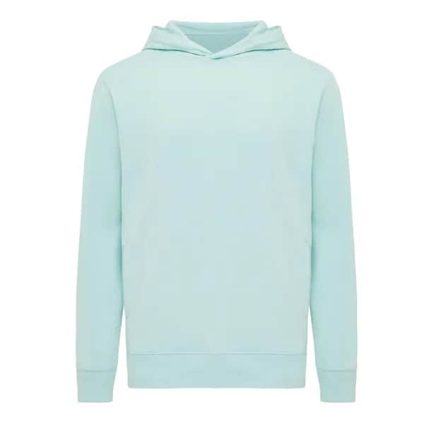 IQONIQ Yengo Hoodie mit Seitentaschen aus rec. Baumwolle - crushed mint
