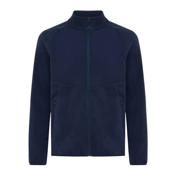 IQONIQ Talung Mikrofleece Jacke aus recyceltem Polyester - navy blau