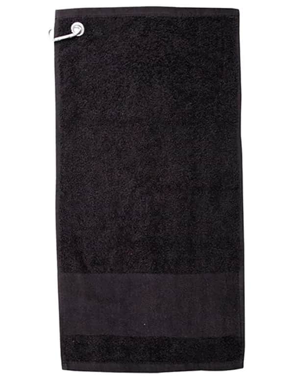 Printable Golf Towel - Black