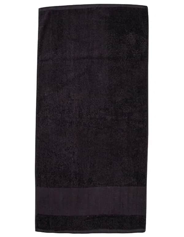 Printable Bath Towel - Black
