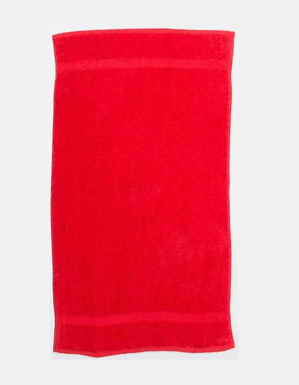 Luxury Hand Towel - Red