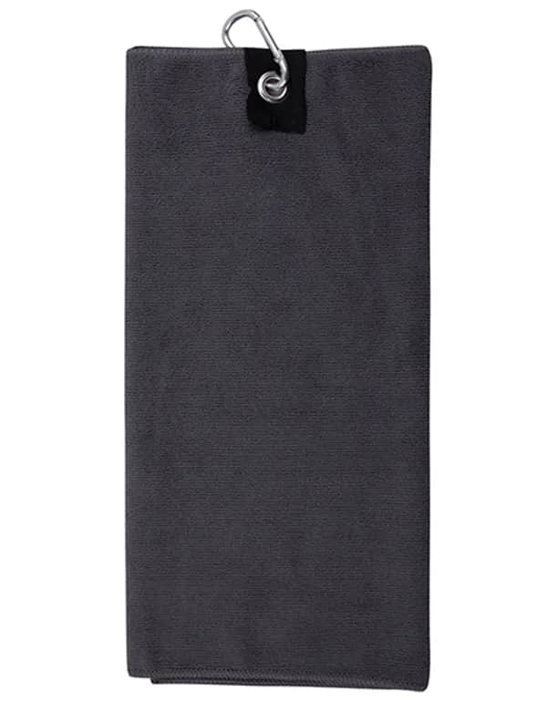 Microfibre Golf Towel - Steel Grey