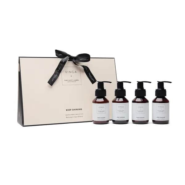 VINGA x TGL Körper- und Handpflege-Geschenkset - weiß