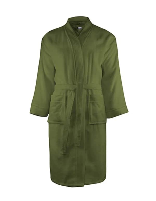 Classic Bathrobe - Olive Green