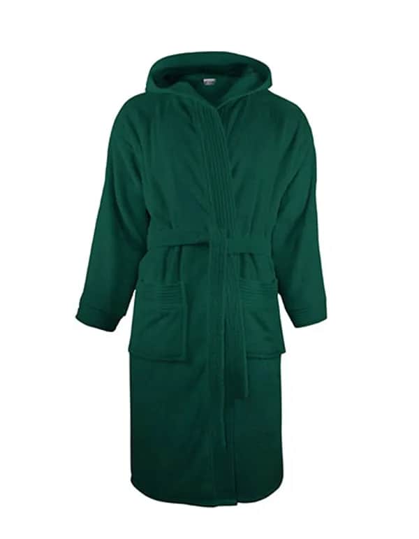 Bathrobe Hooded - Dark Green