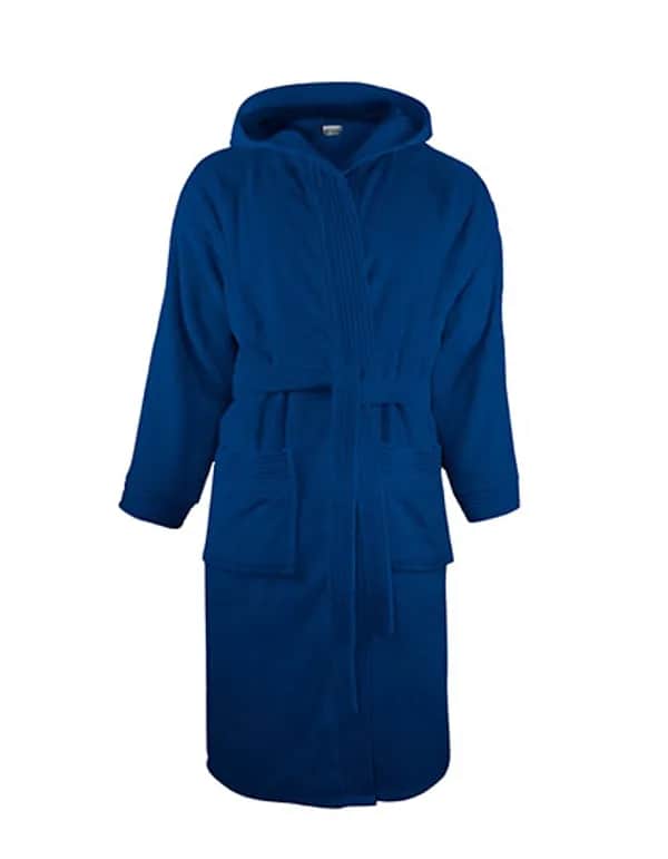 Bathrobe Hooded - Navy Blue