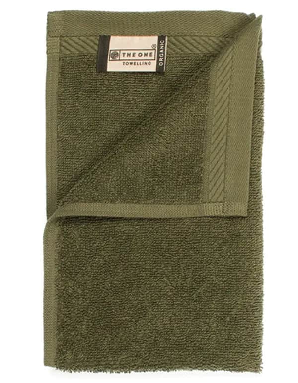 Organic Guest Towel - Olive Green