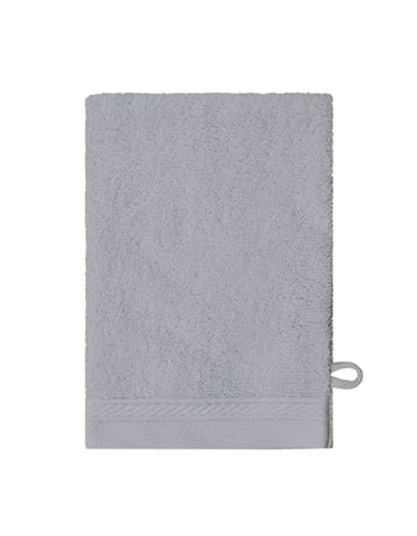 Organic Washcloth - Silver Grey