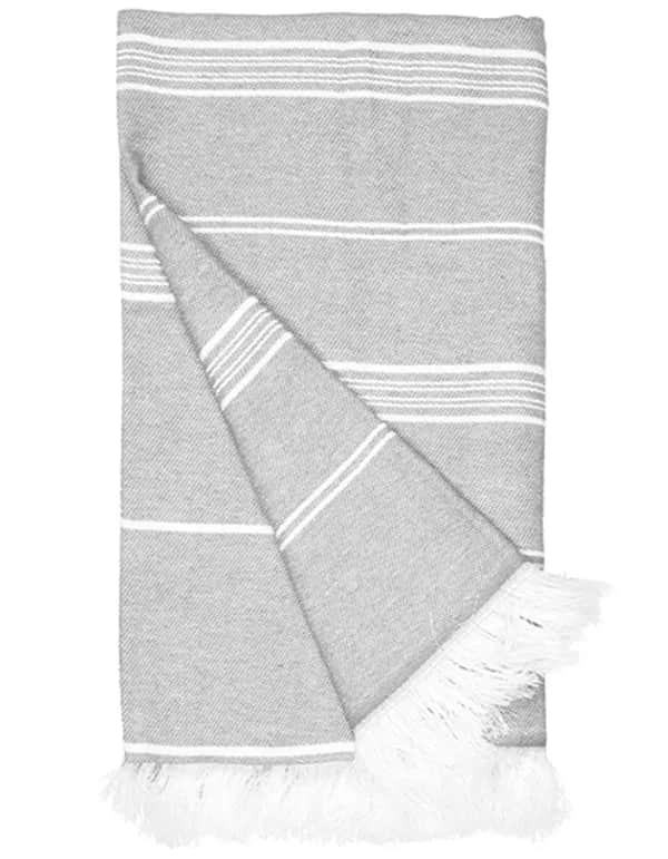 Recycled Hamam Towel - Ash Grey