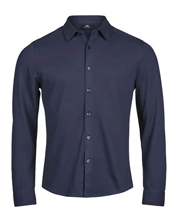 Luxury Stretch Shirt - Navy