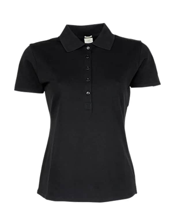Women´s Luxury Stretch Polo - Black