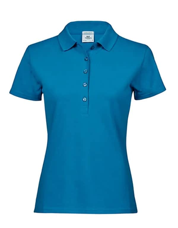 Women´s Luxury Stretch Polo - Ocean Blue