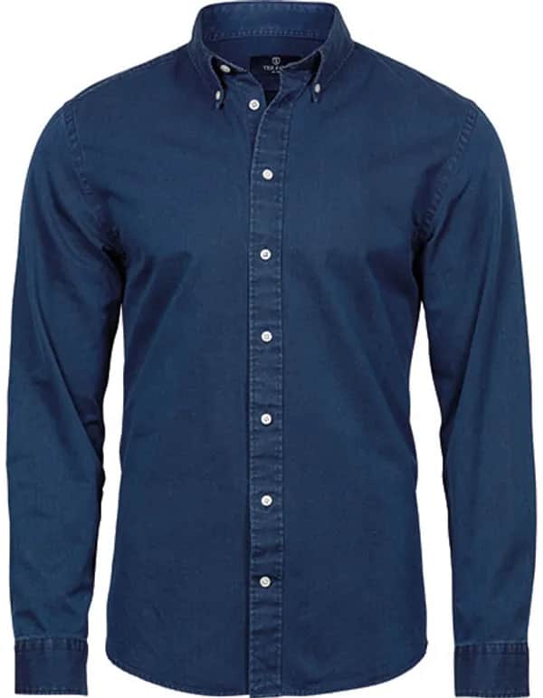 Men´s Casual Twill Shirt - Indigo