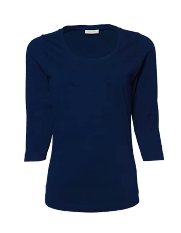 Women´s Stretch 3/4 Sleeve Tee - Navy