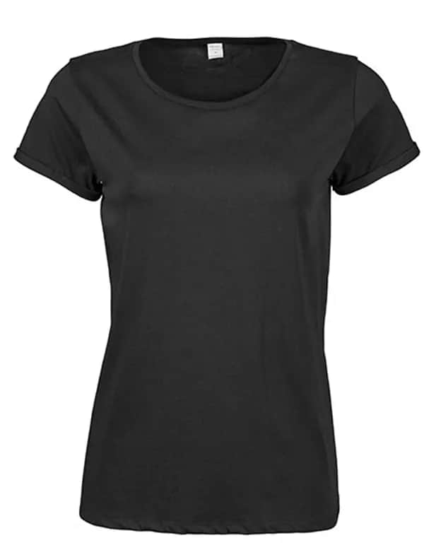 Women´s Roll-Up Tee - Black