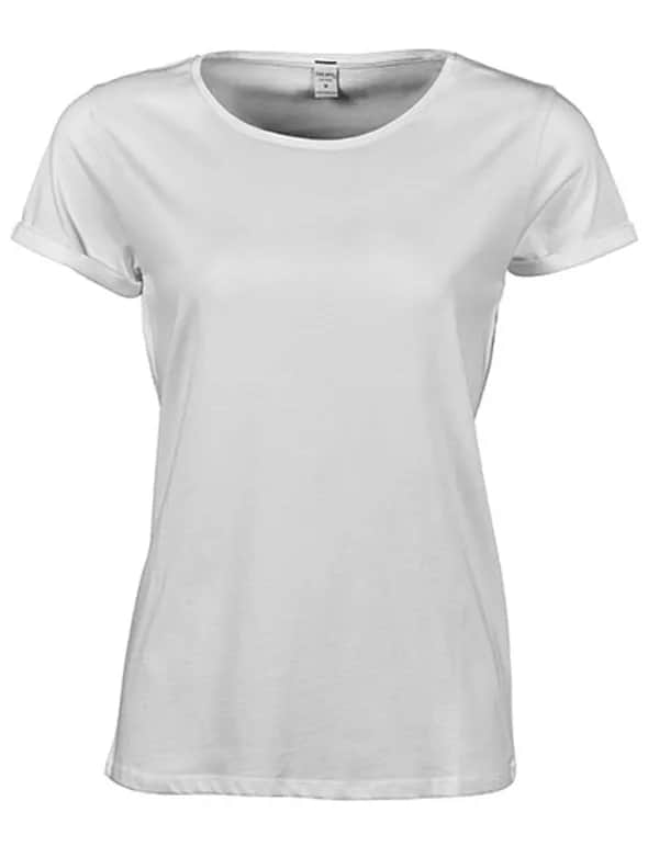 Women´s Roll-Up Tee - White