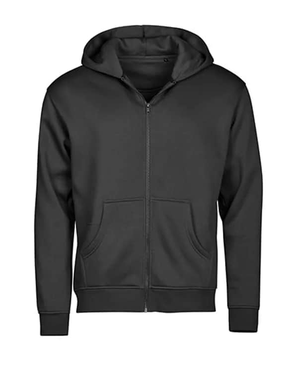 UNLABELED Hooded Full Zip Sweatshirt - Black