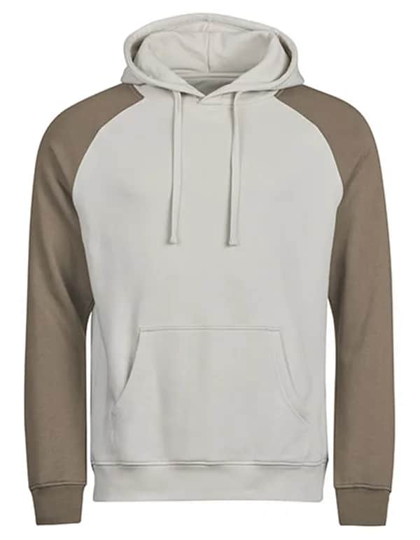 UNLABELED Two-Tone Hooded Sweatshirt - Cement/Clay