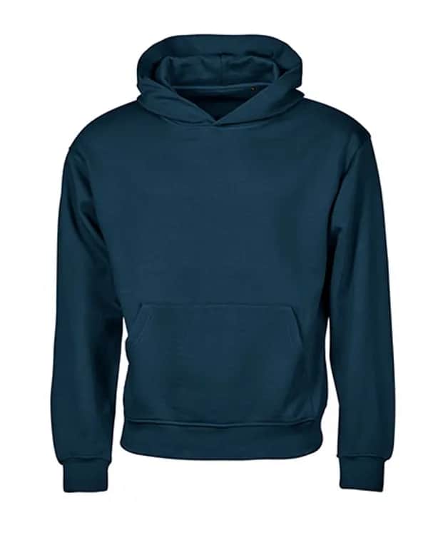 UNLABELED Heavy Loose Fit Hooded Sweatshirt - Ink Blue