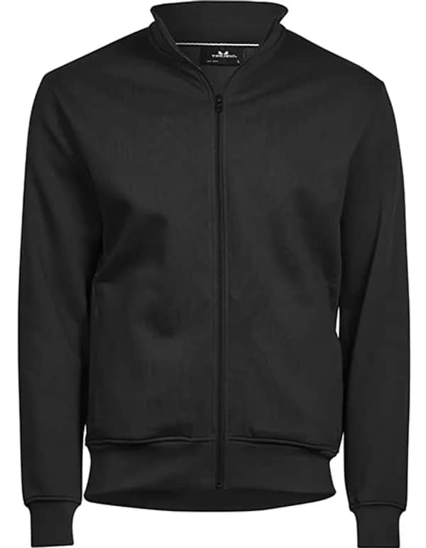 Full Zip Sweat Cardigan - Black