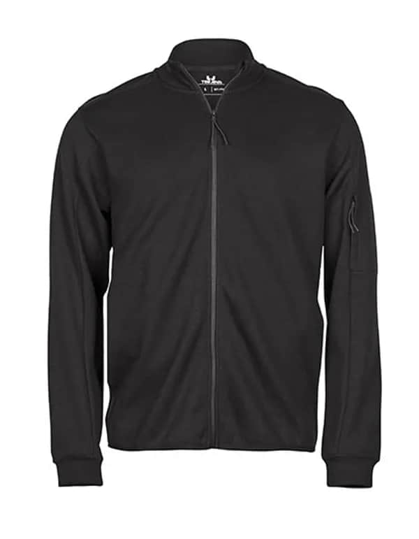 Athletic Full Zip Sweat - Black