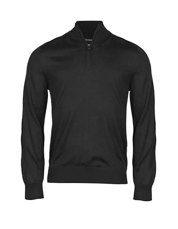 Mens Half Zip - Black