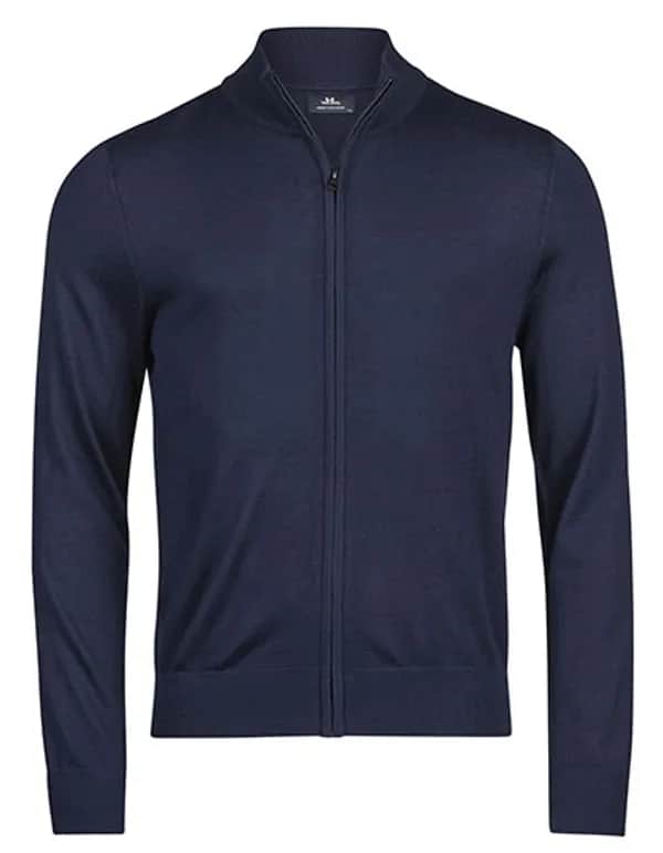 Full Zip Knit - Navy