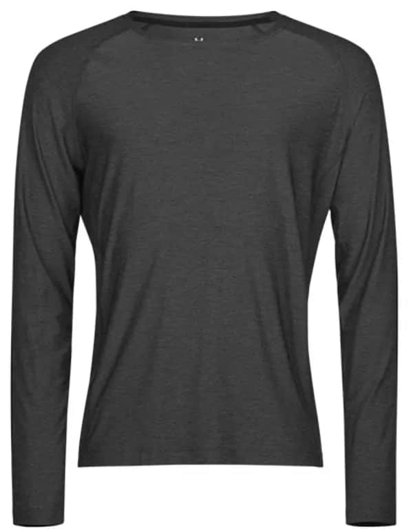 Long Sleeve CoolDry Tee - Black Melange
