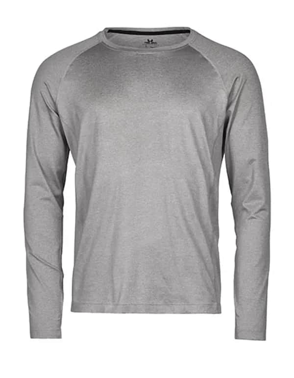 Long Sleeve CoolDry Tee - Grey Melange