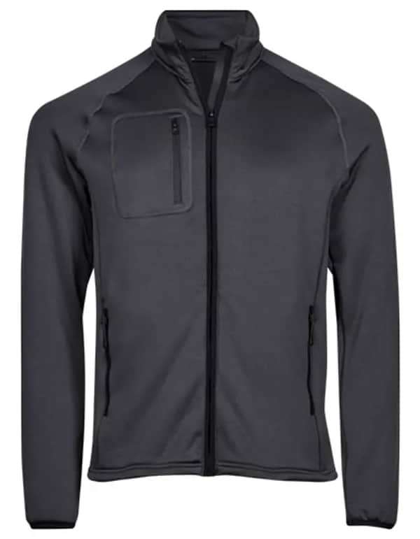 Stretch Fleece Jacket - Dark Grey (Solid)