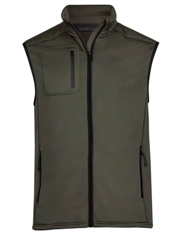 Stretch Fleece Bodywarmer - Deep Green