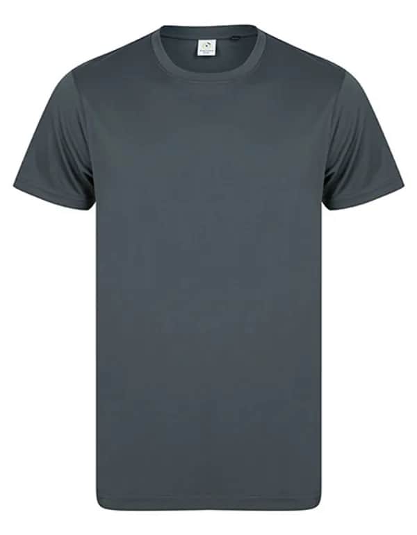 Recycled Performance T - Charcoal Grey