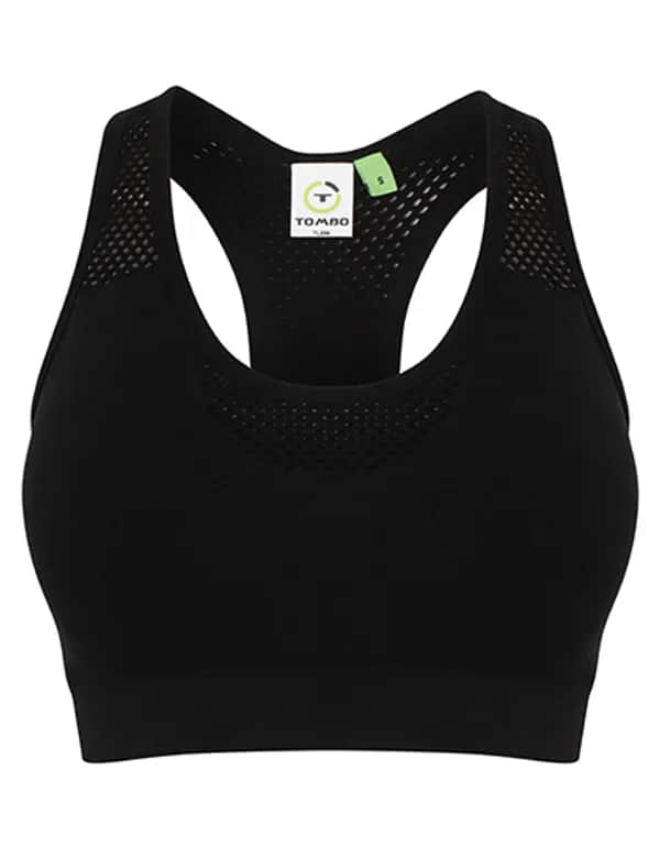 Ladies´ Seamless Crop Top - Black