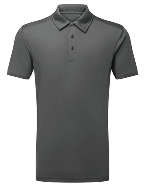 Men´s Panelled Polo - Charcoal