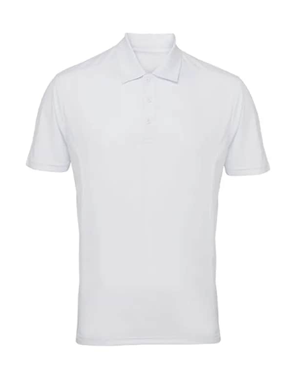 Men´s Panelled Polo - White