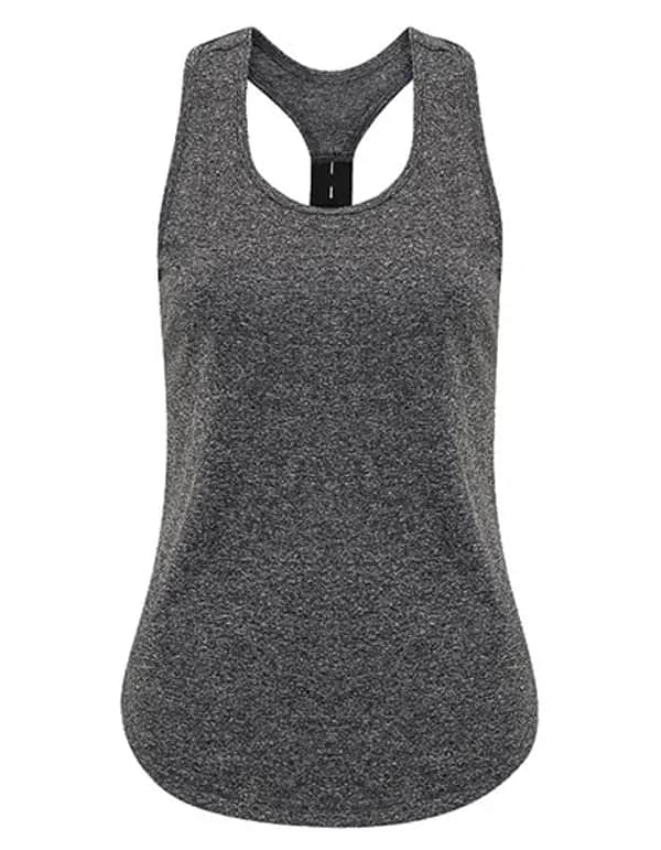 Women´s Performance Strap Back Vest - Black Melange