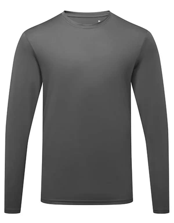 Men´s Long Sleeve Performance T-Shirt - Charcoal
