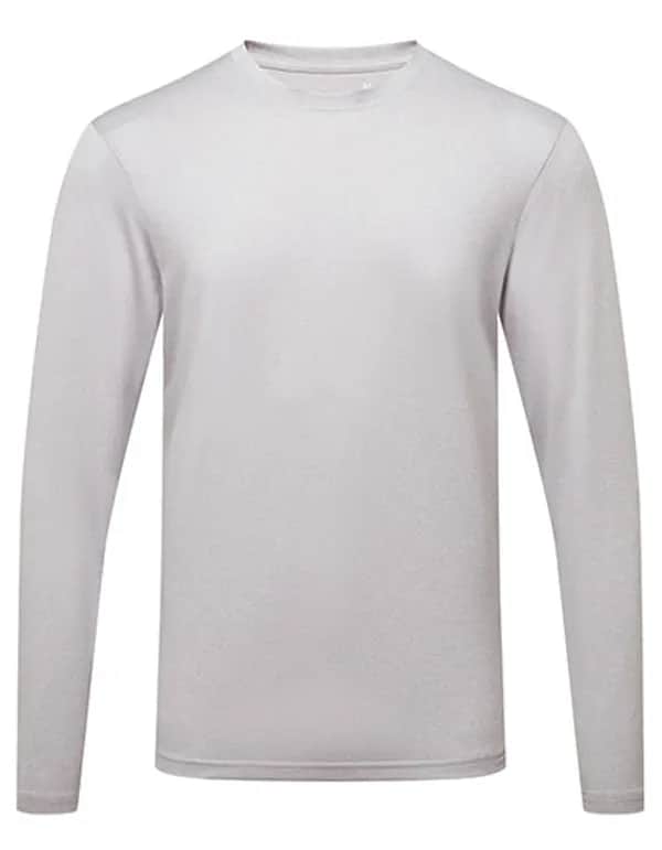 Men´s Long Sleeve Performance T-Shirt - Silver Melange