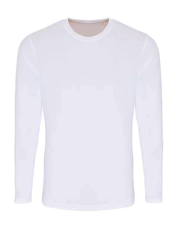 Men´s Long Sleeve Performance T-Shirt - White