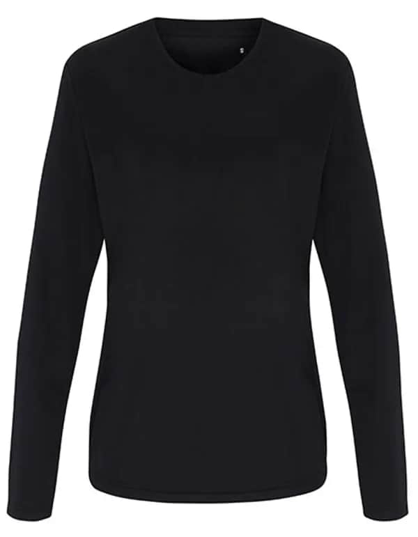 Women´s Long Sleeve Performance T-Shirt - Black