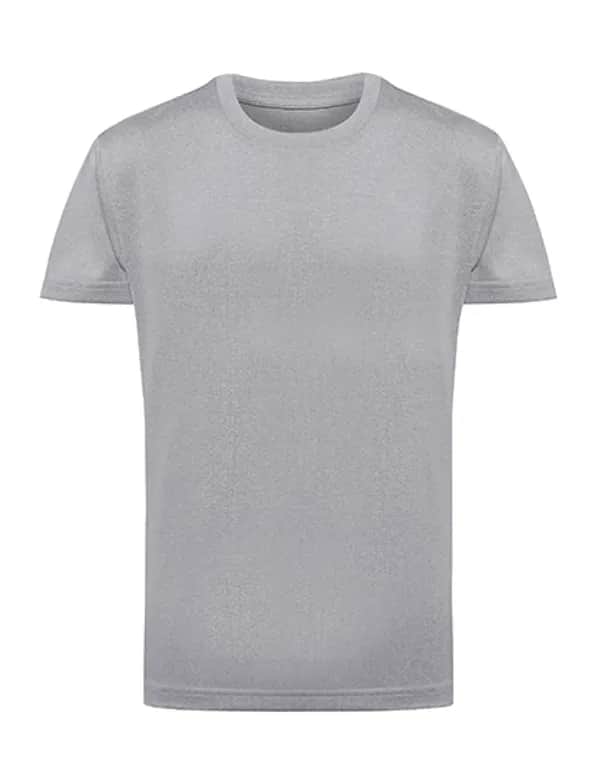 Kids Performance T-Shirt - Silver Melange