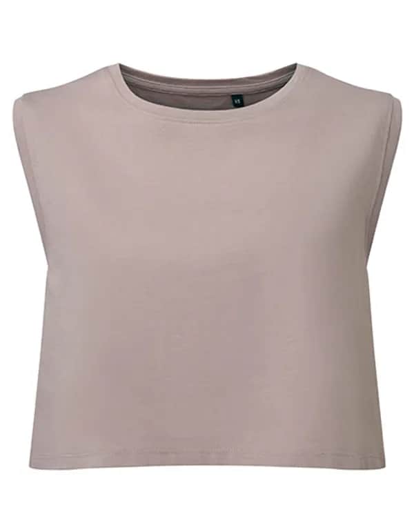 Women´s TriDri® Organic Crop Tank - Stone