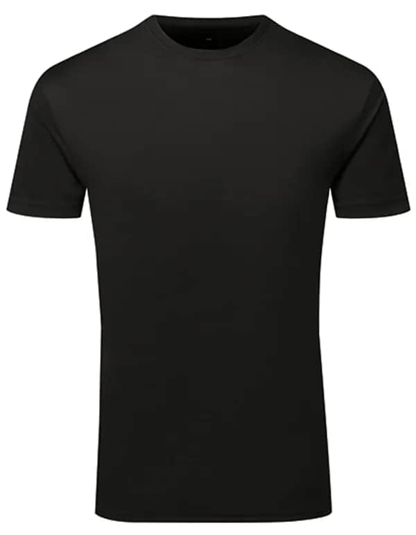 TriDri® Ion-Charge recycled textured tee - Black