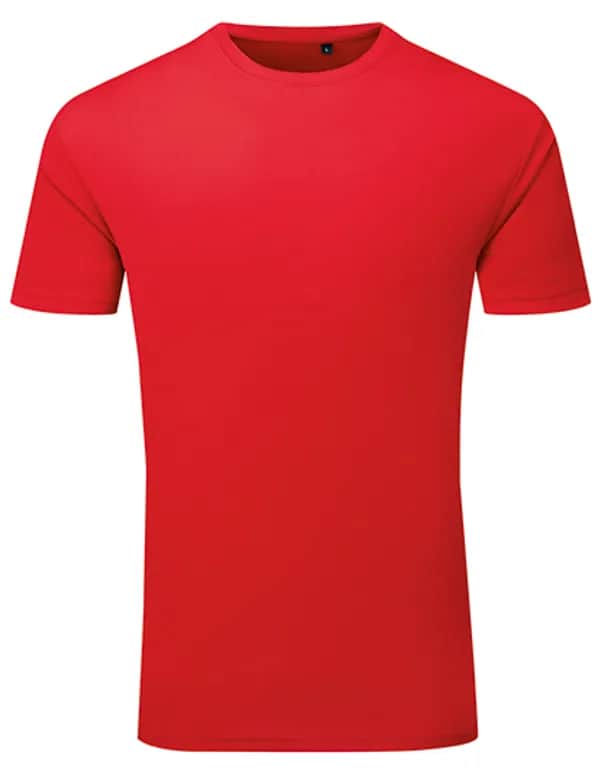 TriDri® Ion-Charge recycled textured tee - Fire Red