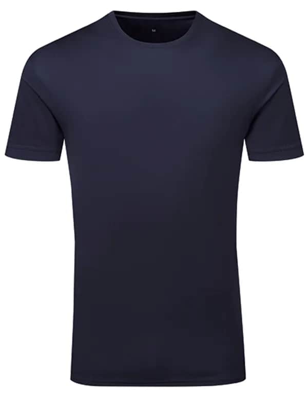 TriDri® Ion-Charge recycled textured tee - French Navy