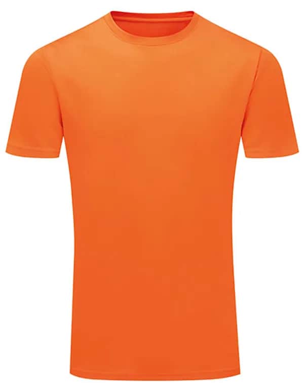 TriDri® Ion-Charge recycled textured tee - Orange