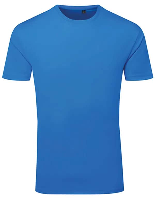 TriDri® Ion-Charge recycled textured tee - Sapphire