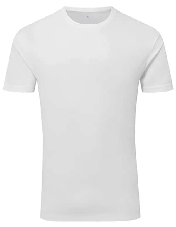 TriDri® Ion-Charge recycled textured tee - White