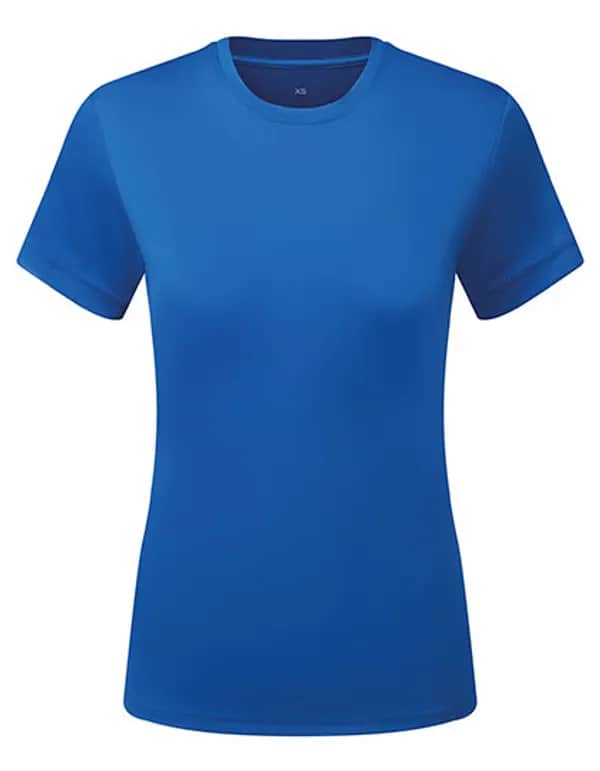 Womens TriDri® Ion-Charge recycled textured tee - Royal